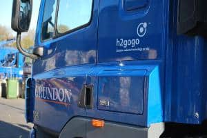 Grundon claimed that trial of a hydrogen generator led to a 40% reduction in emissions from its waste collection fleet